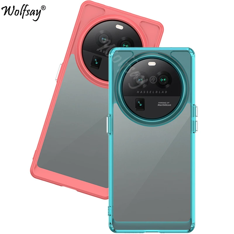 Custodia Morbida Trasparente Per Oppo Find X6 Pro Custodia Cover Posteriore In Silicone Color Oppo Find X6 Pro Custodia Per Oppo Find X6 X5 Pro X5 Lit
