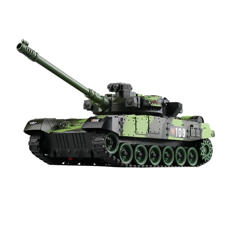 RC Tank rc Panzer Crawler Tiger War Tank Military Vehicles 1/30 Fight Light Sound Battle Games Remote Control Electric Toys Gift