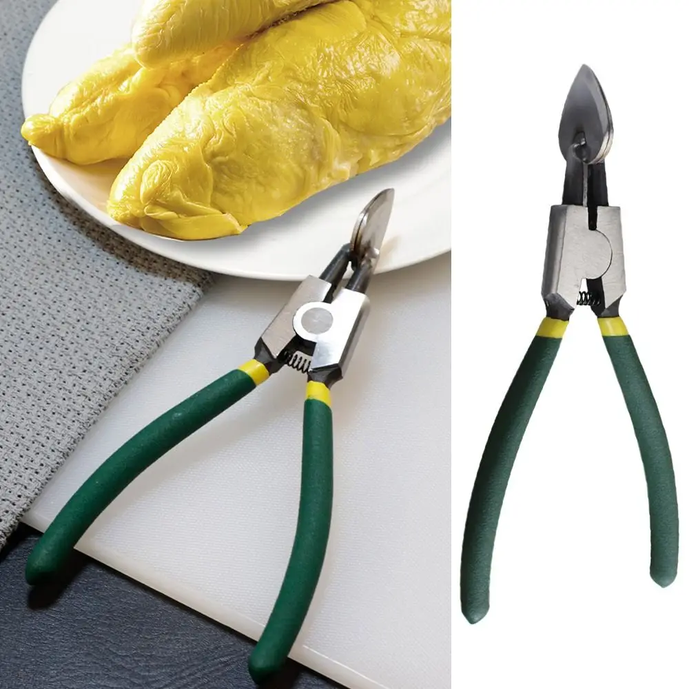 Stainless Steel Durian Opener Clip Rustproof Pliers Durable Durian Peel Breaking Tool for Restaurant Household Cooking Tools