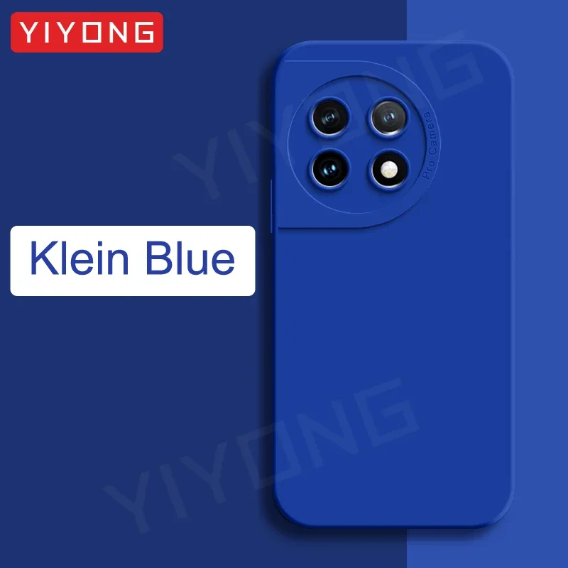Premium YIYONG Square Liquid Silicone Soft Case - Sleek and Protective Cover