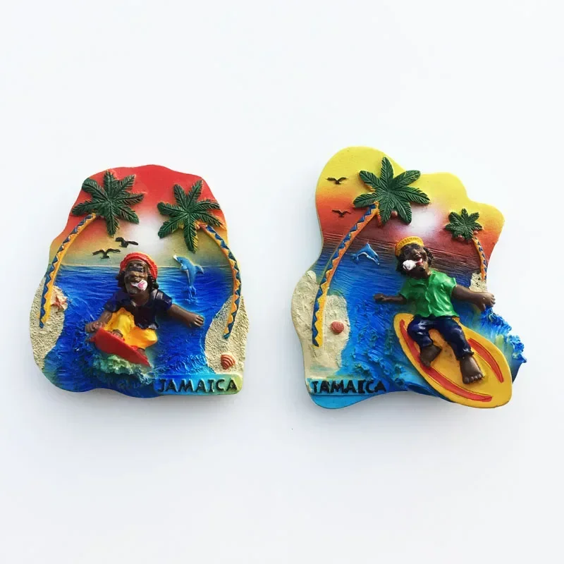3D Beach Scenery Jamaica Frigo Magnete Souvenir Regalo Casa Cucina 3D Beach Scenery Jamaica Frigo Magnete Souvenir Regalo Casa Cucina