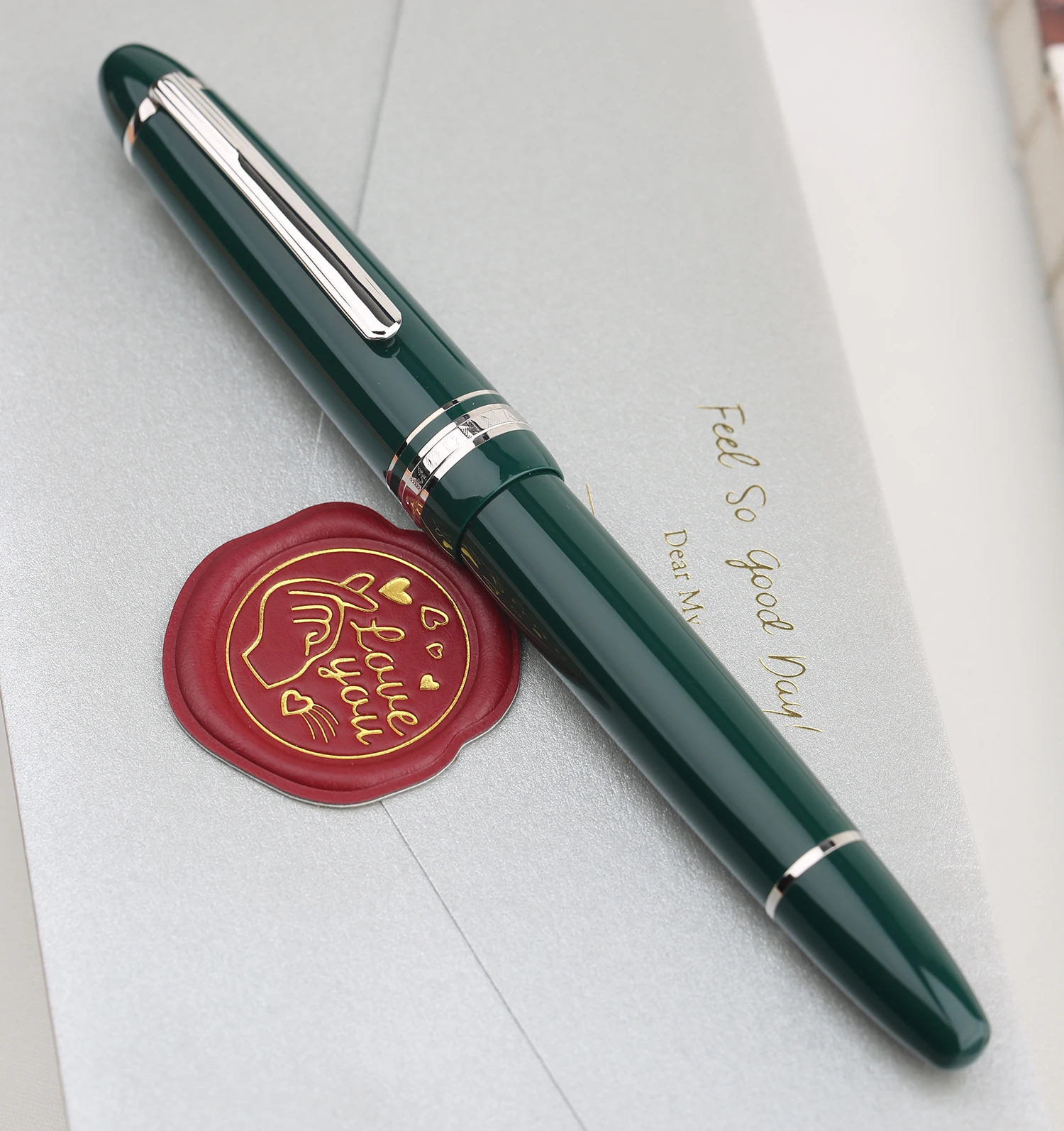 MAJOHN P136 Resin Piston Green Fountain Pen EF/F/M/Flat Nib Writing Pen 20 Ink Windows for Business Office School classic design full metal ballpoint pen self defense windows break sharp tungsten steel writing pen buy 2 send gift