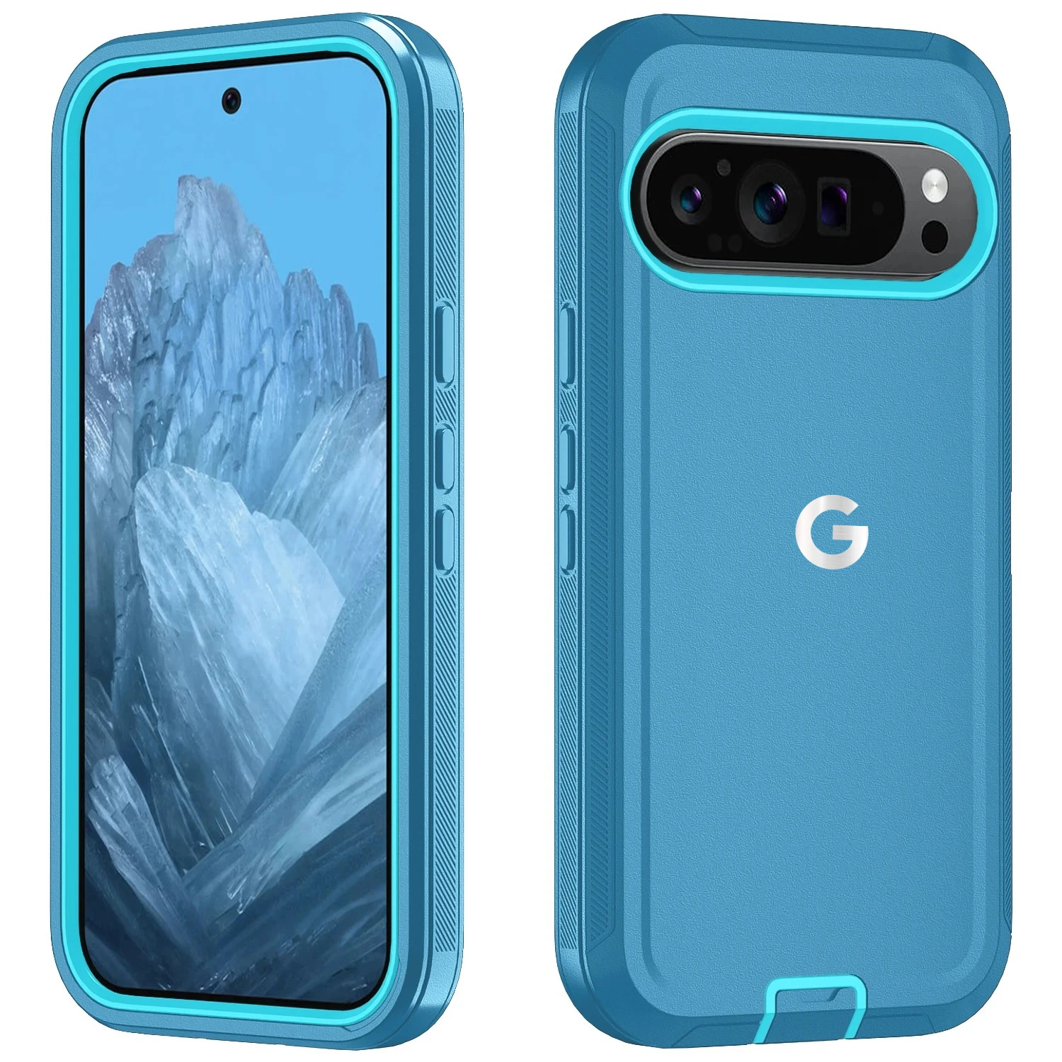 Heavy Duty Armor Shockproof Case with Wireless Charging Compatibility and Anti-Drop Protection
