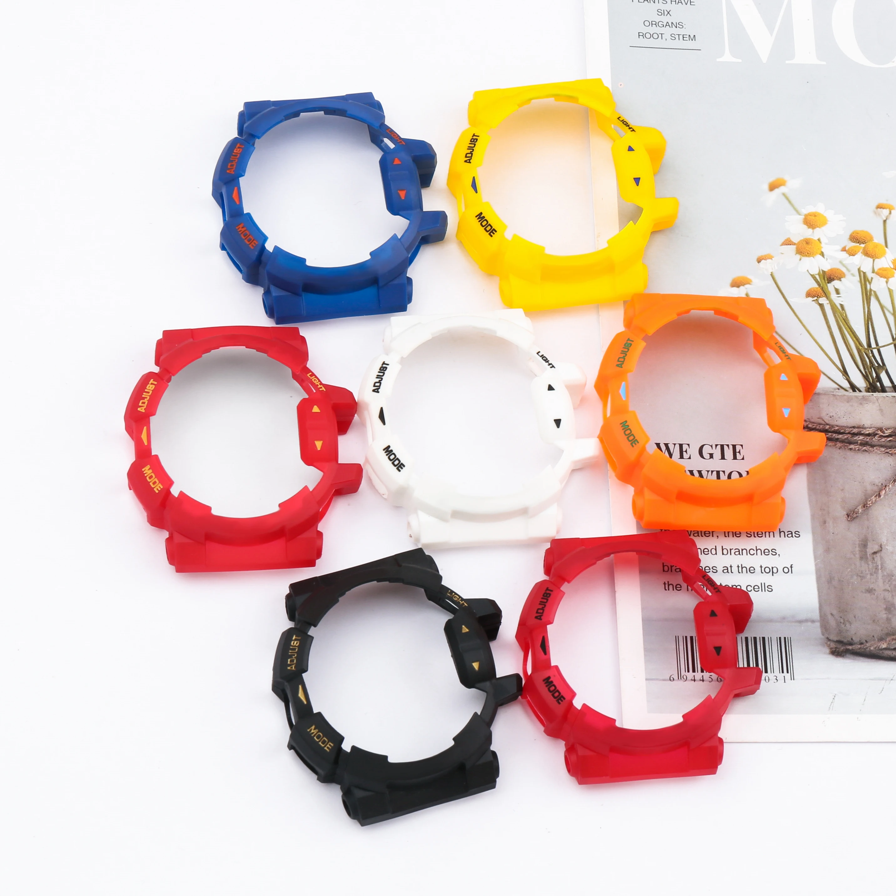 Watch Accessories Resin strap case for Casio G-Shock GBA GA400 Outdoor sports waterproof silicone rubber watch strap watchbands