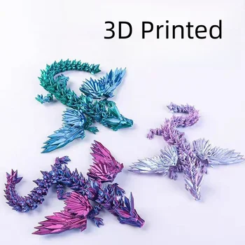 14cm 3D Printed Magic Wing Dragon 1