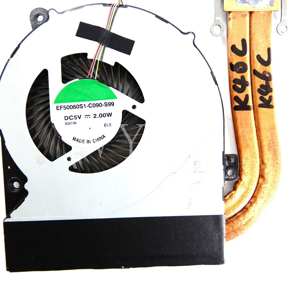 para Asus K46c A46c K46cm K46cb Portátil Ventilador de Refrigeração do Dissipador Calor Refrigerador K46cm - Imagem 2