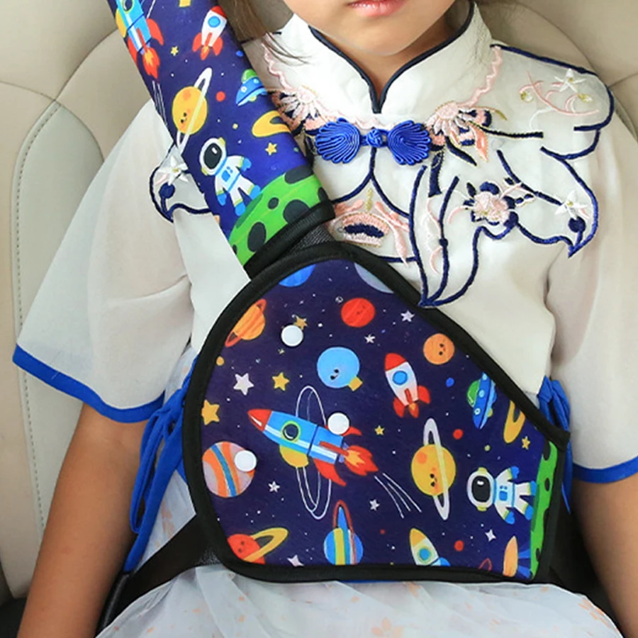 Cintura di sicurezza per bambini in auto, protezione spalla sedile, ancoraggio, cintura di sicurezza, limitatore anti-schiacciamento collo, protezione stomaco - Image 3