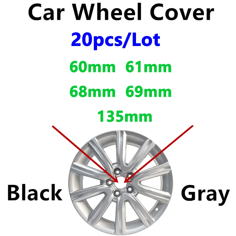 20Pcs135mm60mm61mm68mm69mmForBlackGreyCarWheelCenterHubCapsRimHubcapCoverEmblemLogoAutoAccessories-AliExpress34