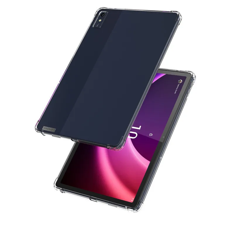 

For Lenovo Tab M10 5G 10.6" Case Transparent Air-bags Soft Silicone TPU Protection Shockproof Fundas Shell For K10Pro 5G-10.6
