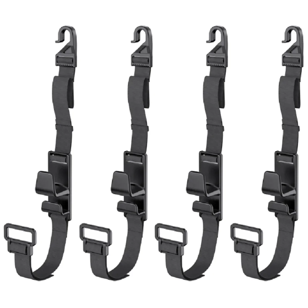 

4 Pcs Adjustable Hook Heavy Duty Clothes Hanger Rack Multi-fucntional Hooks Car