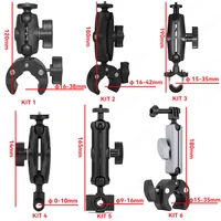 For GoPro 13 12 11 10 Motorcycle Bicycle Holder Handlebar Mount Bracket For Insta 360 X5 X4 DJI OSMO 360 Action 6 5 4 Accessory - Image 3