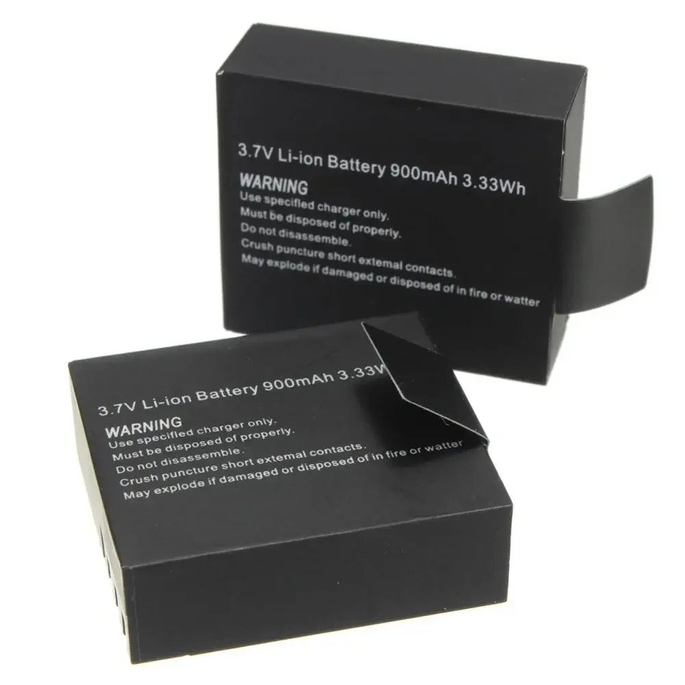 Batterie Rechargeable 3.7V 900mAh pour Caméra Action Eken H9 GIT