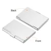 1/2Pc Creative Business Card Case Aluminum Alloy Card Holder Metal Box Cover Professional Business Card Holder Card Metal Wallet 4
