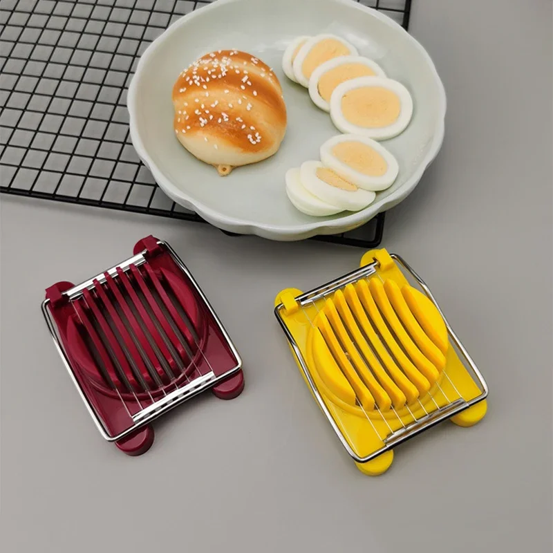 Egg Cutter Stainless Steel 1-Pack for Making Fruit Salad Children's Food Manual Cooking Machine Kitchen Tools