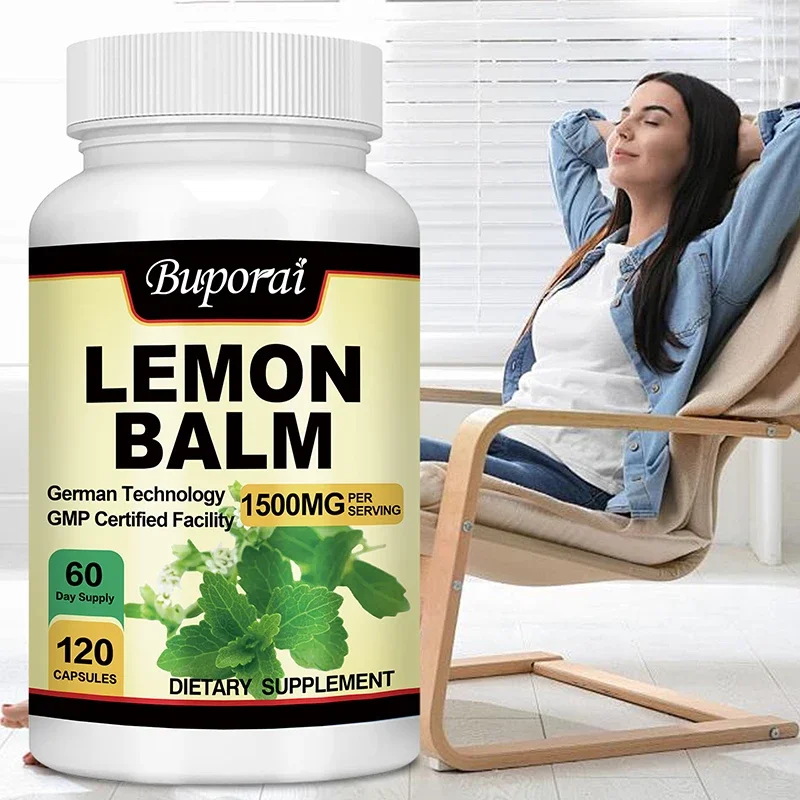 Lemon Balm-Natural Calming and Sleep Aid, Relax The Mind and Body, Non-GMO