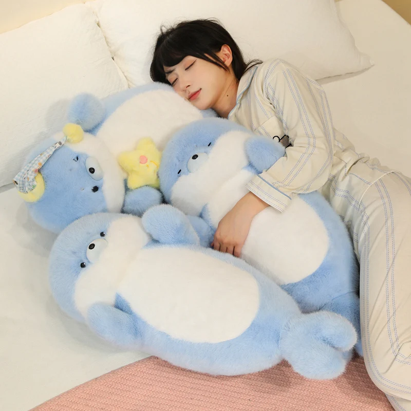 Kawaii Therapy Cotton Candy Blue Seal Plush (65cm)