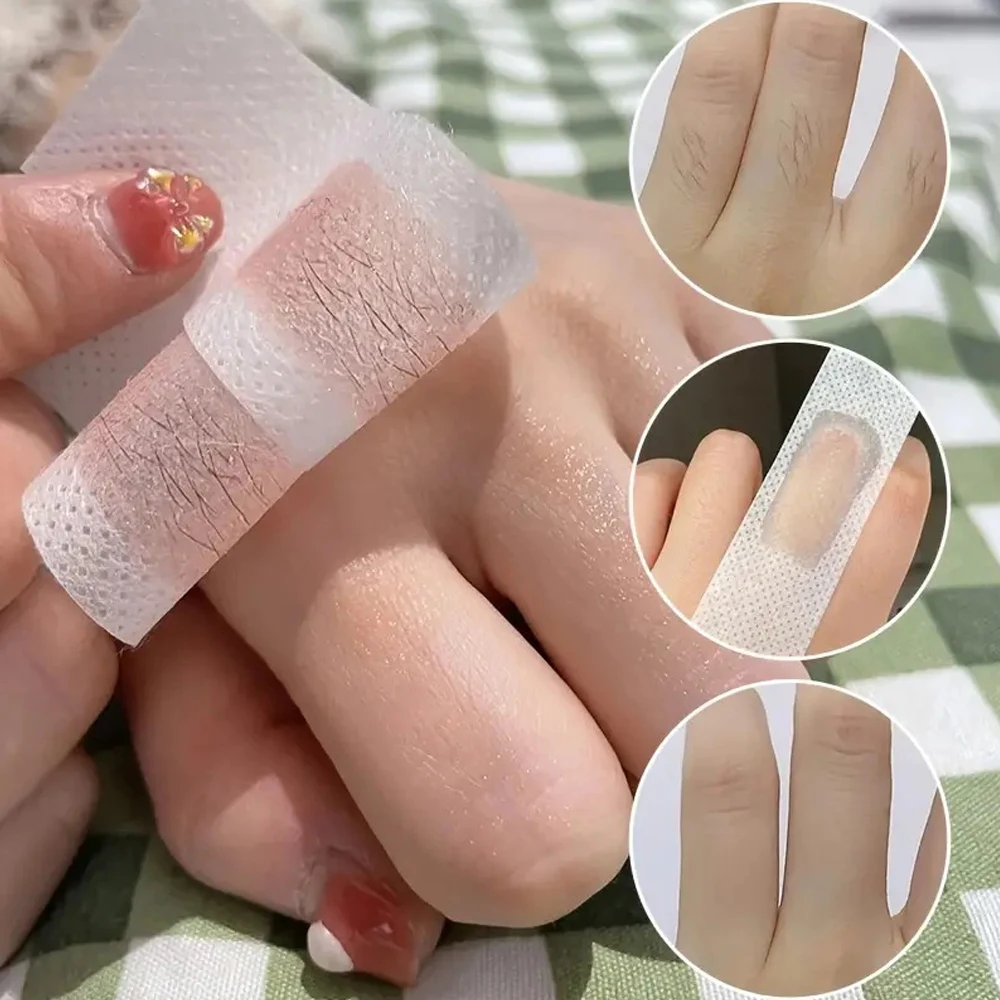 30-90pcs Facial Hair Removal Strips Set Quick Painless Wax Lip Hair Removal Paper Double Sided Cold Wax Paper for Leg Body Face