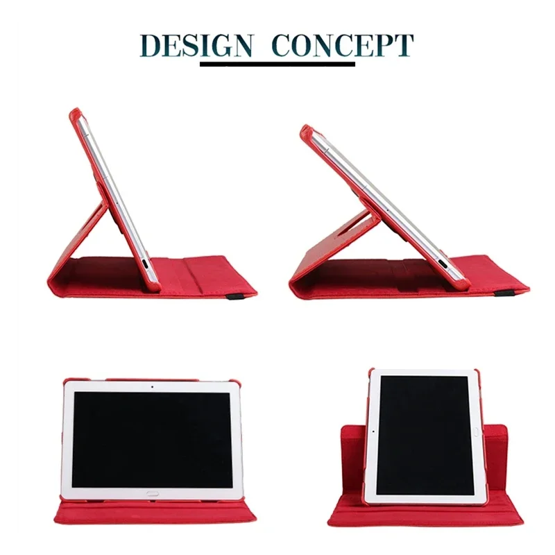 360 Rotation Leather Tablet Case Stand