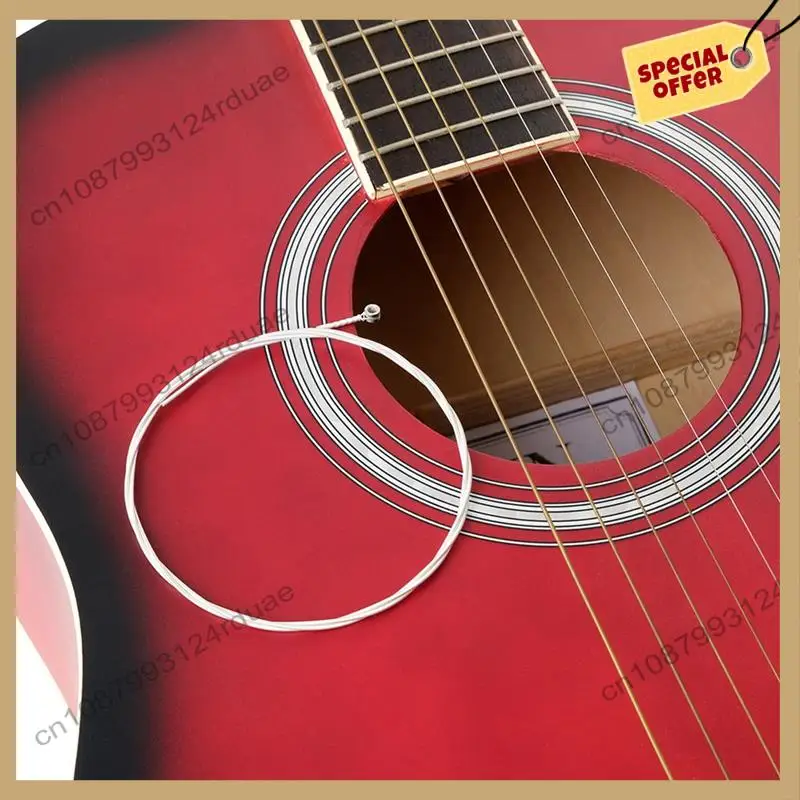 A75T 기타 현 A206 포크 기타 현 6 현 세트 포크 기타 현 세트 실버 화이트