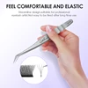 NATUHANA  Eyelash Extensions Tweezers Lash Artists High Precision Stainless Steel Superhard Anti-Static Tweezers Makeup Tools 4