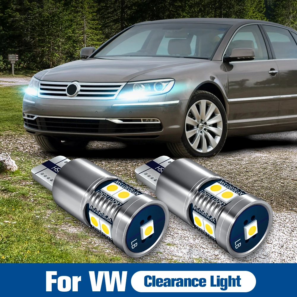 2x светодиодные габаритные огни W5W T10 Canbus для VW Touran Touareg Caddy mk2 mk3 mk4 2 3 4 Beetle Amarok Crafter Polo