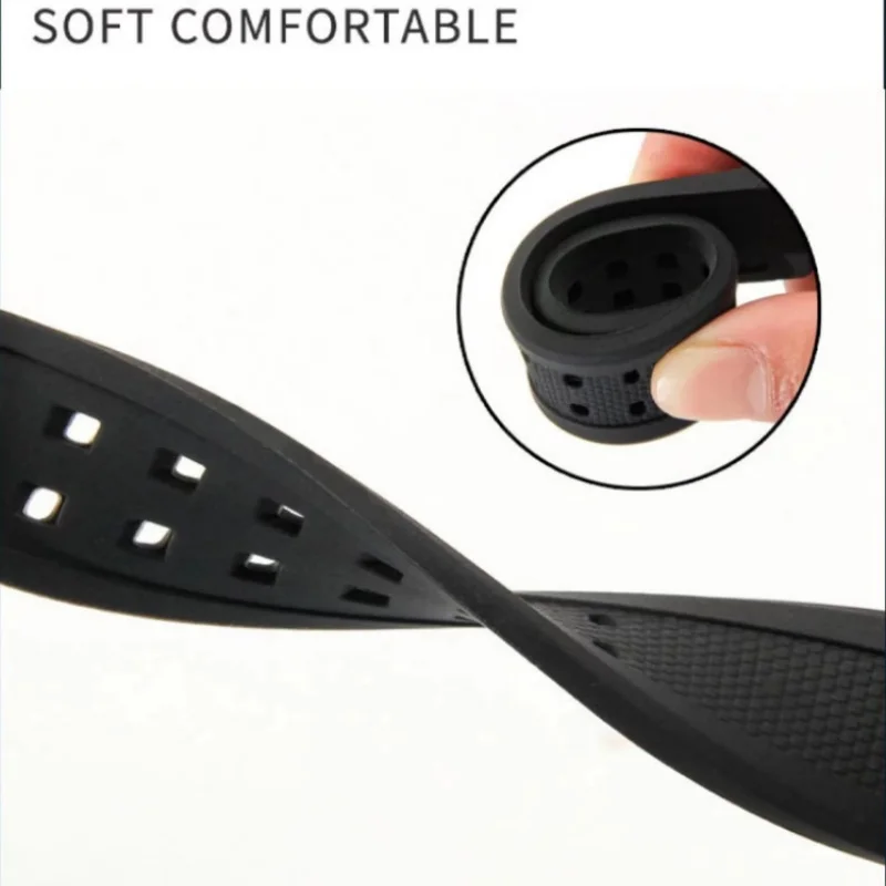 23mm Waterproof Silicone Watch Strap – Sport Dive Band