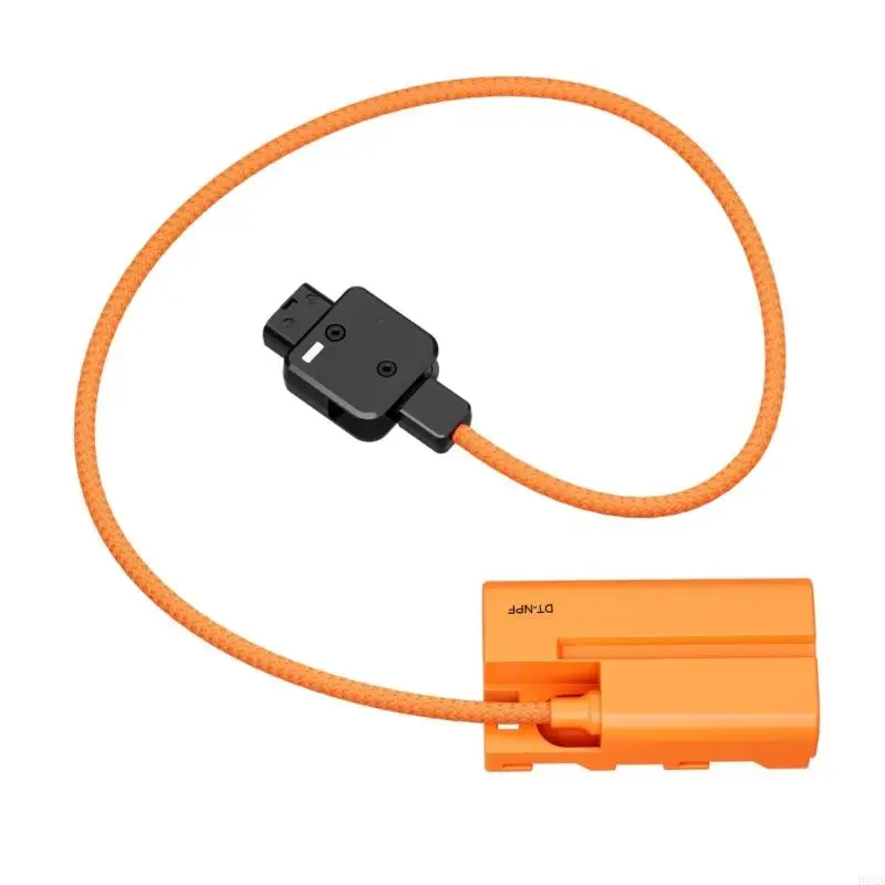Professional D-Tap to NPF Dummy Battery Cable Braided Wire for F970 F960 F950 F770 F750 F570 F550 Camera Accessories