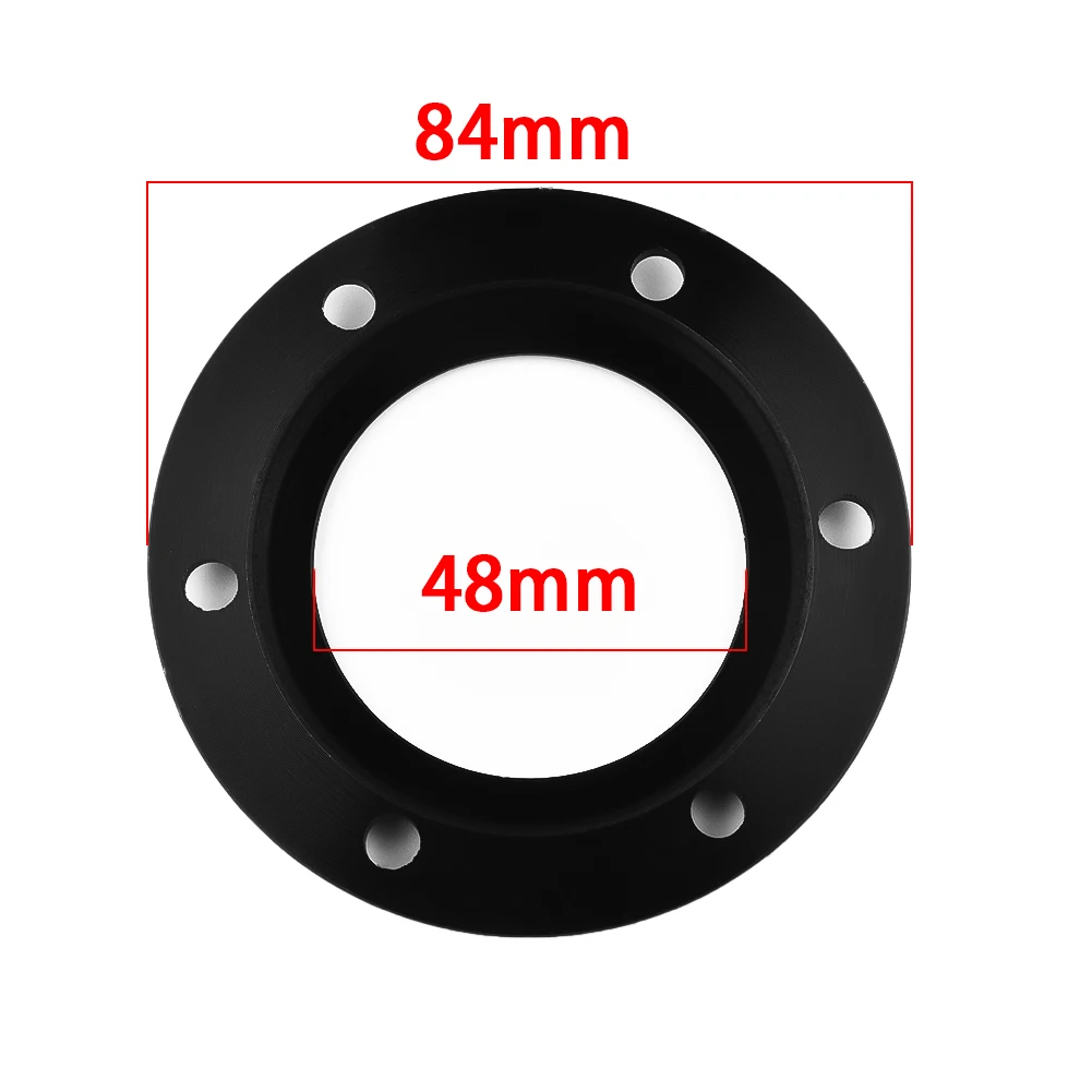 

Racing Car 6 Bolts Steering Wheel Horn Button Black Center Ring 121810-01B For MOM/O/NRG High Quality Car Accessories