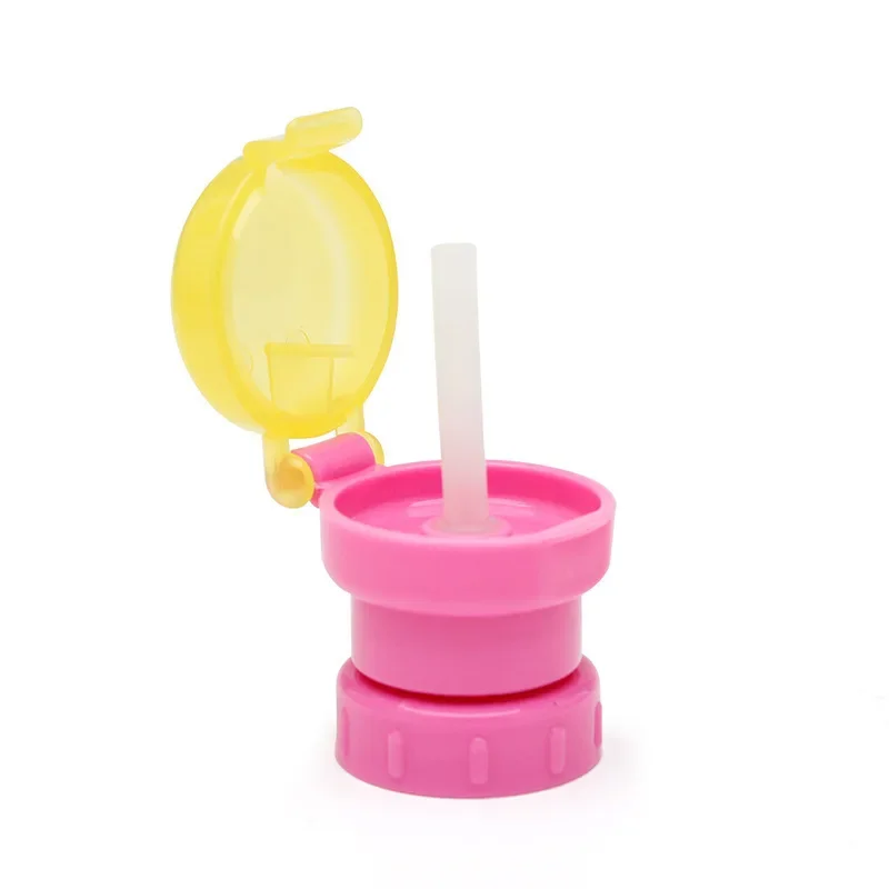 Portable Kids No Spill Choke Water Bottle Cup Adapter with Tube Drinking  Straw for Baby Drink Feeder Water Leak Proof Bottle Cap - AliExpress