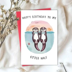 Humorous Birthday Card for Your Significant Otter (Card and envelope)