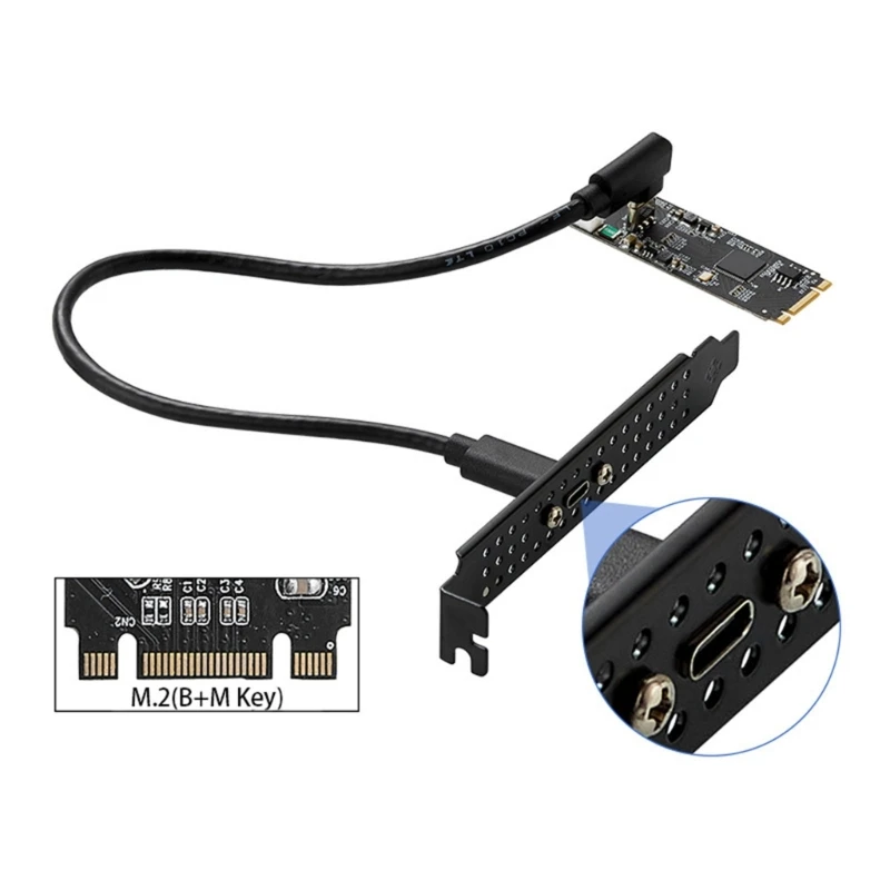 

ASM3142 USB Controller NGFF Key Key Data Transfer Riser Expansion Card