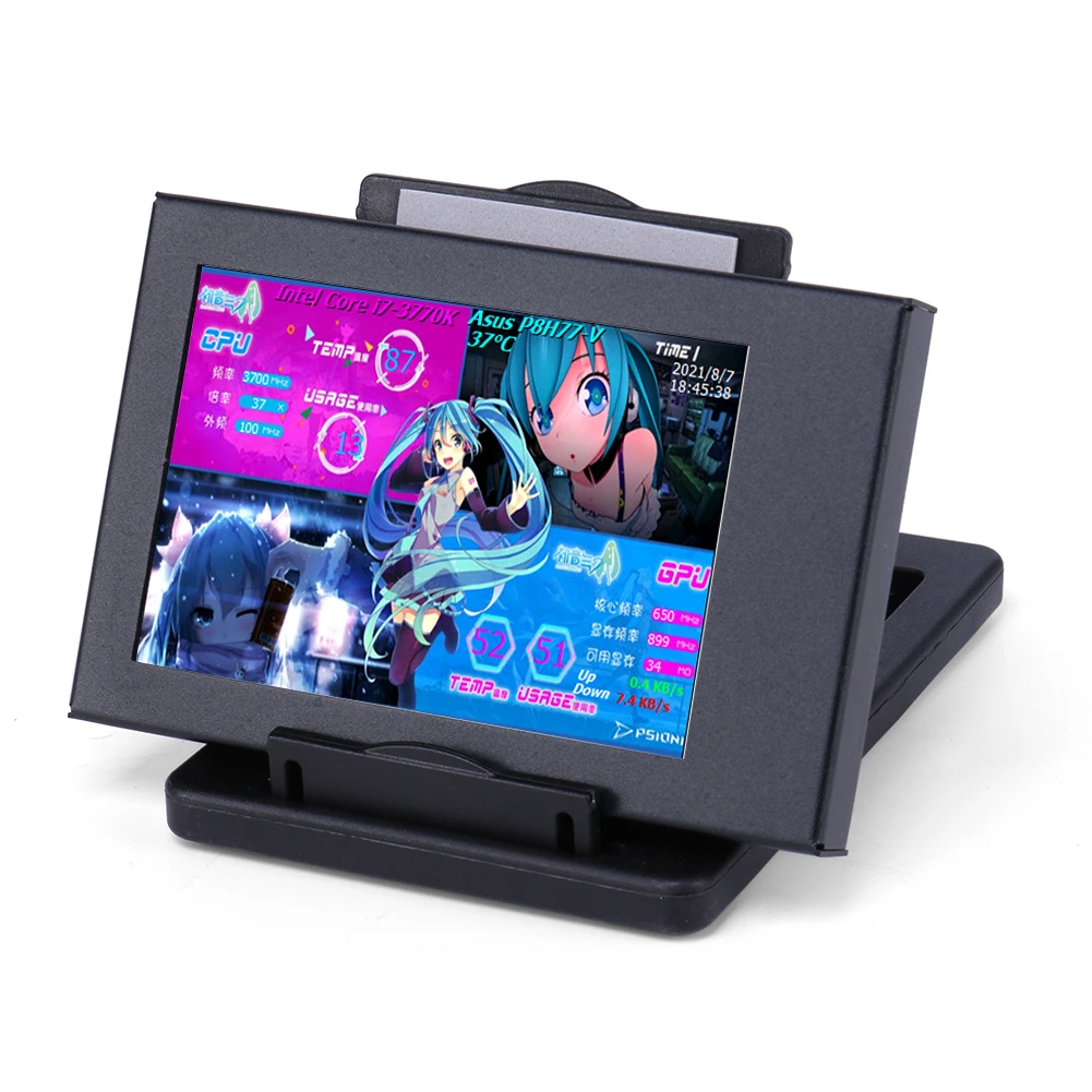 𷰽 ITX ̽  3.5 ġ IPS TYPE-C  ȭ CPU GPU RAM HDD ͸ USB ÷ Ӱ AIDA64 DIY PC ̽