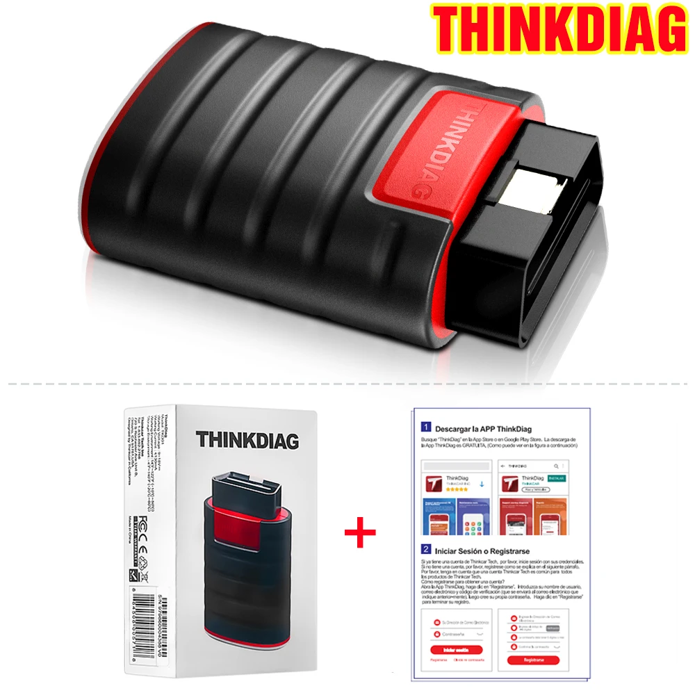 Thinkdiag Old Version Automotive Diagnostic Tools With Full System OBD2 Scanner PK X431 iDiag Easydiag 3.0 best car inspection equipment Code Readers & Scanning Tools