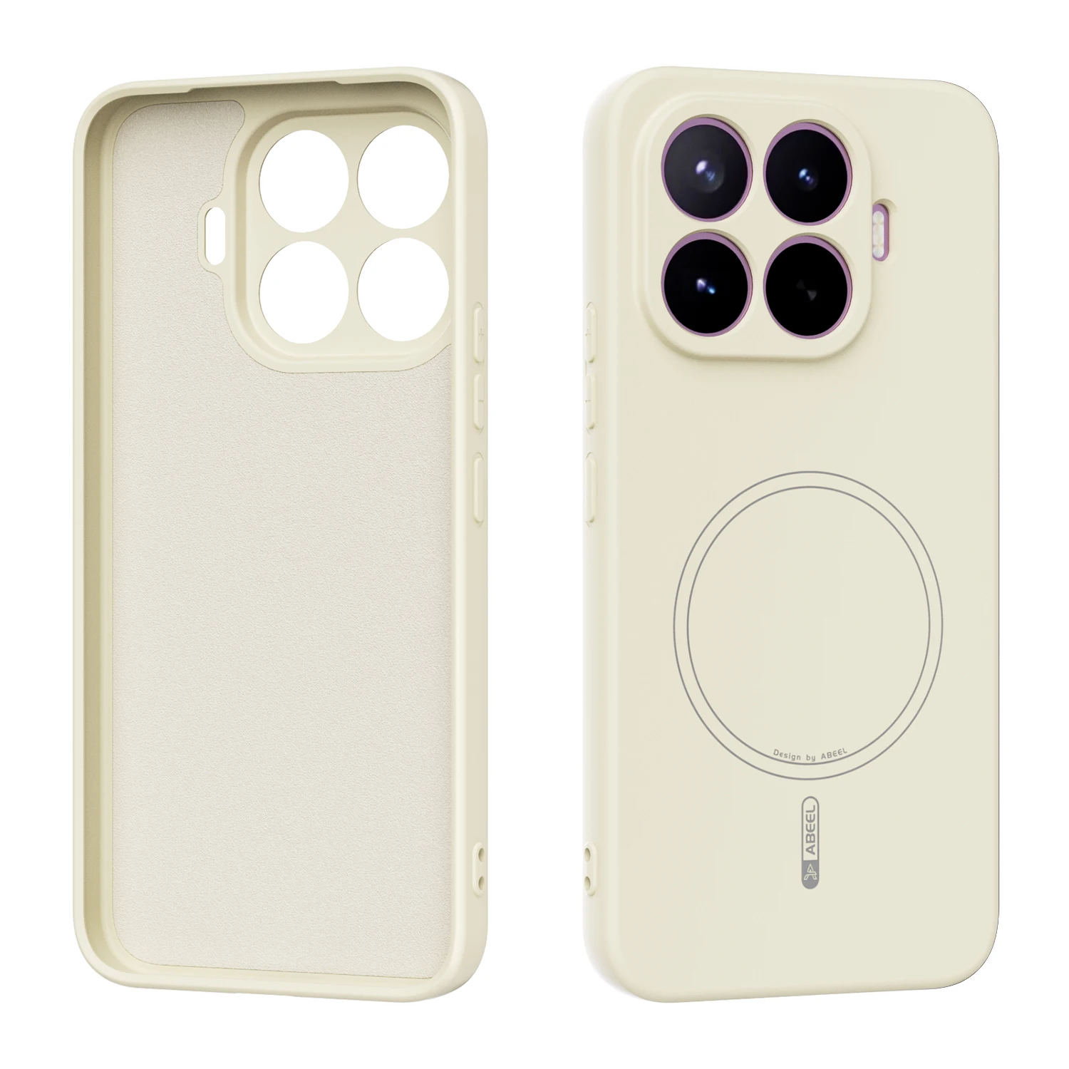 Magnetic Shockproof Liquid Silicone Phone Case with Soft Touch Finish