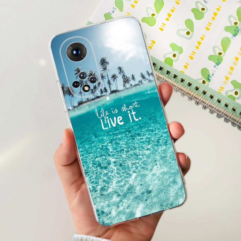Clear Silicone Soft Slim Phone Case with Fashion Painted Design