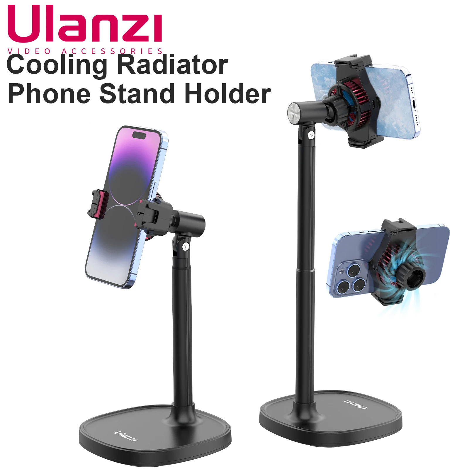 Ulanzi-SK-06-Universal-Desktop-Mobile-Phone-Holder-with-Cooler-Fan ...