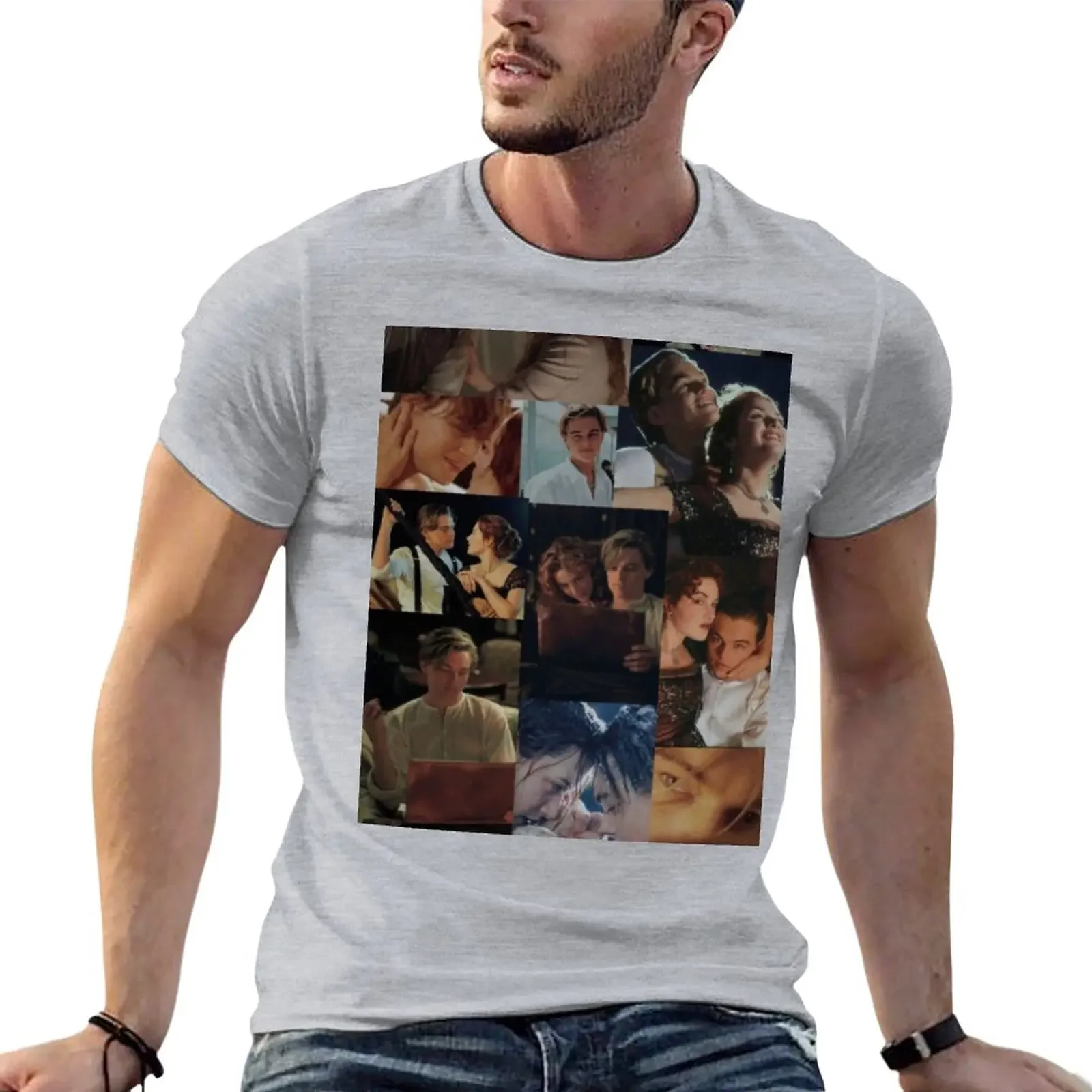 

Titanic collage T-Shirt sports fans vintage clothes plus sizes mens t shirt graphic