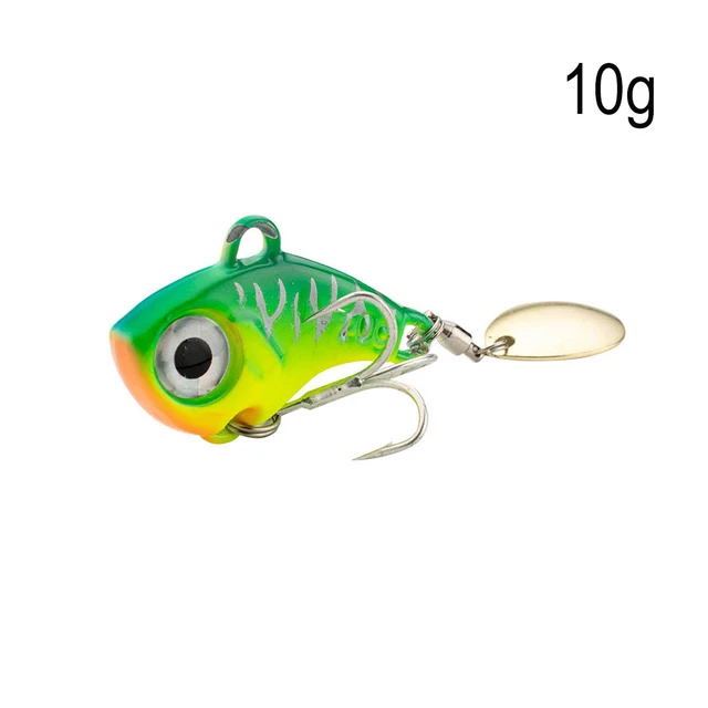 Durable Fishing Lure Hard Baits Bass Warbler Vibrating False Bait Iron  Plate Metal VIB Spinner Spoon Lure For Fishing - AliExpress