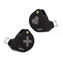 SIMGOT HBB EW300 1DD+1Planar+1PZT Hybrid Driver In Ear Monitor Earphone with Silver-plated OFC 0.78mm cable and CNC Alloy case
