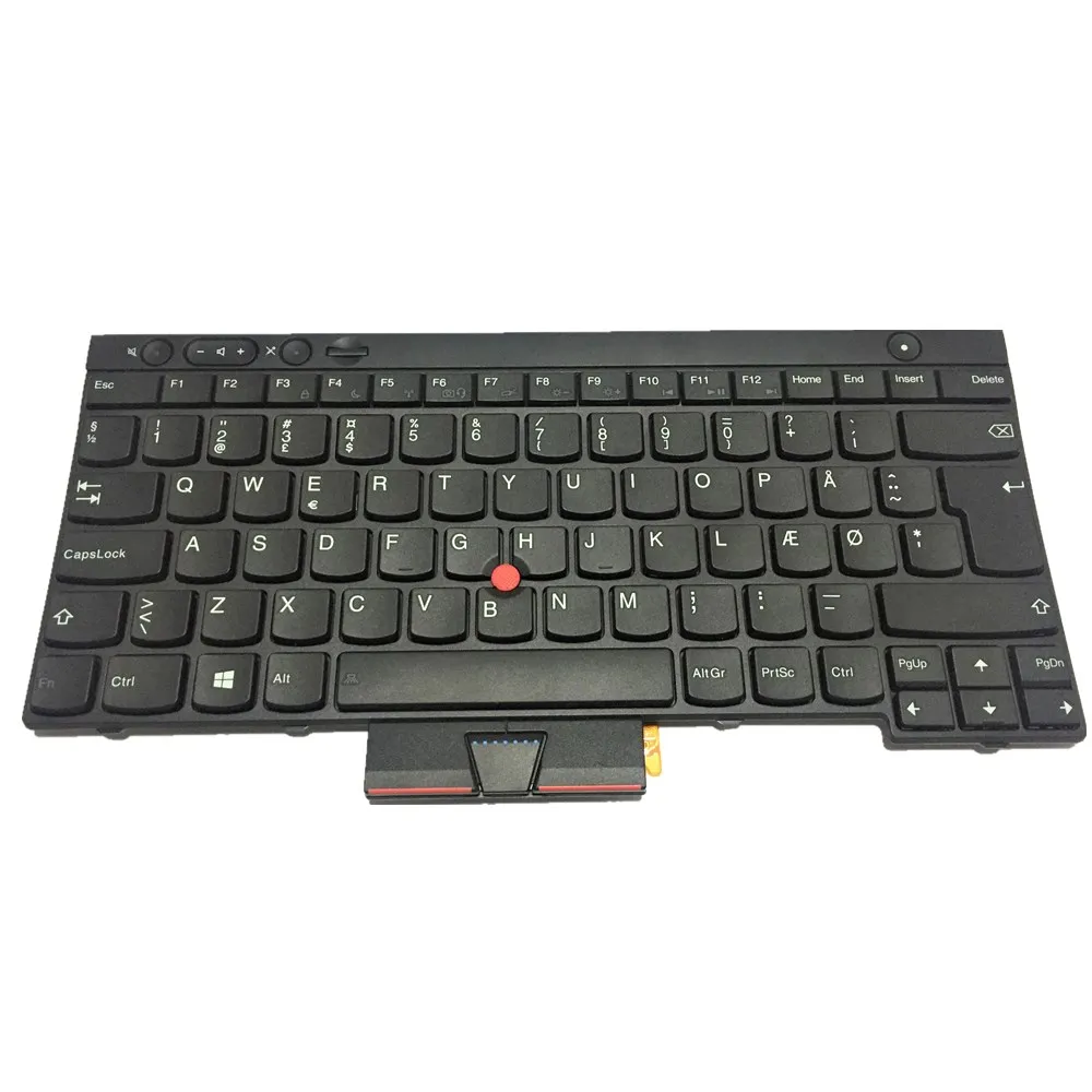 

New for IBM ThinkP T430 T430S X230 X230T X230I T530 W530 DK 04X1324 Keyboard DEN no-backlit Laptop