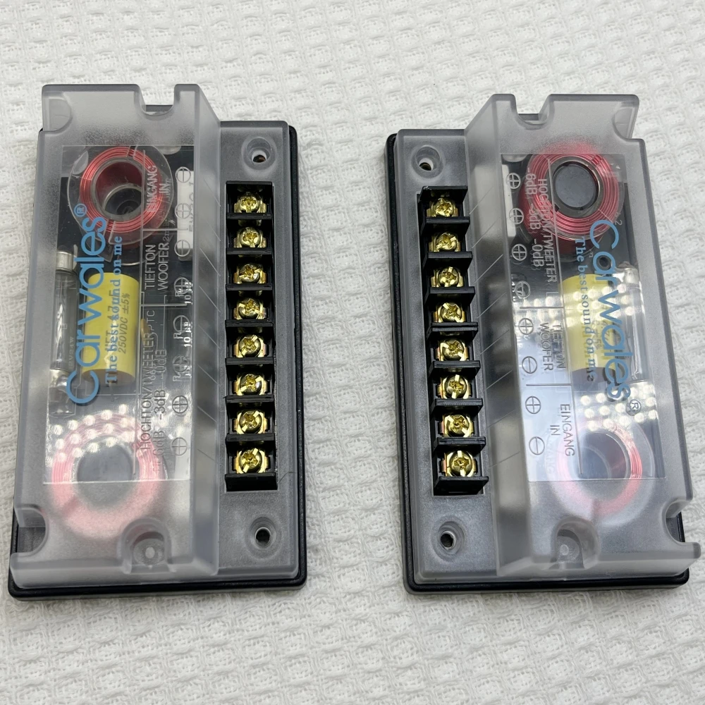 Car Door Modified Audio Speaker 6.5 Inch Universal Trumpet 350W High-power Speaker with Tweeter and Frequency Divider.
