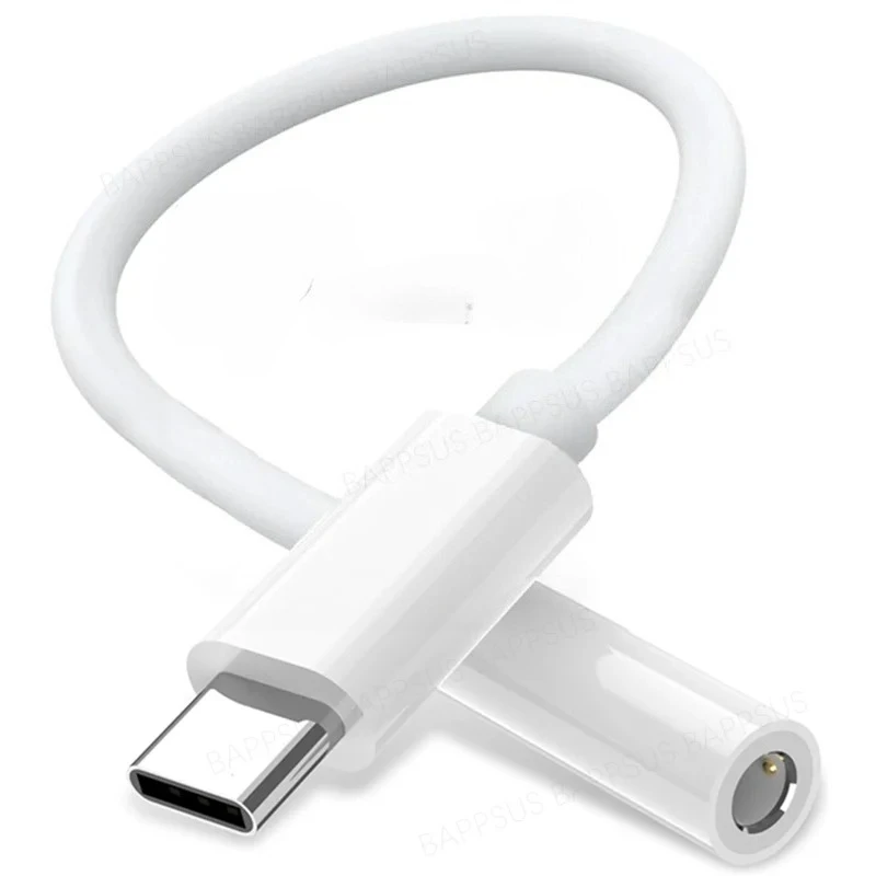 HiFi USB Type C To 3.5 Jack Earphone Adapter Type-C 3 5mm Audio Cable Converter For IPhone 17 16 15 Plus Pro Max