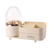 360°  Rotating Cosmetic Storage Box Holder Desktop Makeup Brushes Organizer Countertop Portable Lipstick Eyeliner Stand Boxes 5