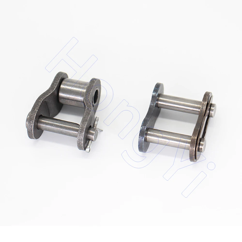 #25 Roller Chain 04C-1 Carbon Steel Chains 6.35mm 1/4 Inch Pitch Connecting/Offset Links Full/Half Buckle for Bycicles Scooter
