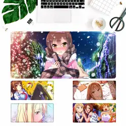 Moda a menina do animal de estimação de sakurasou gaming mouse pad teclado maus mesa tapete do mouse acessórios para overwatch
