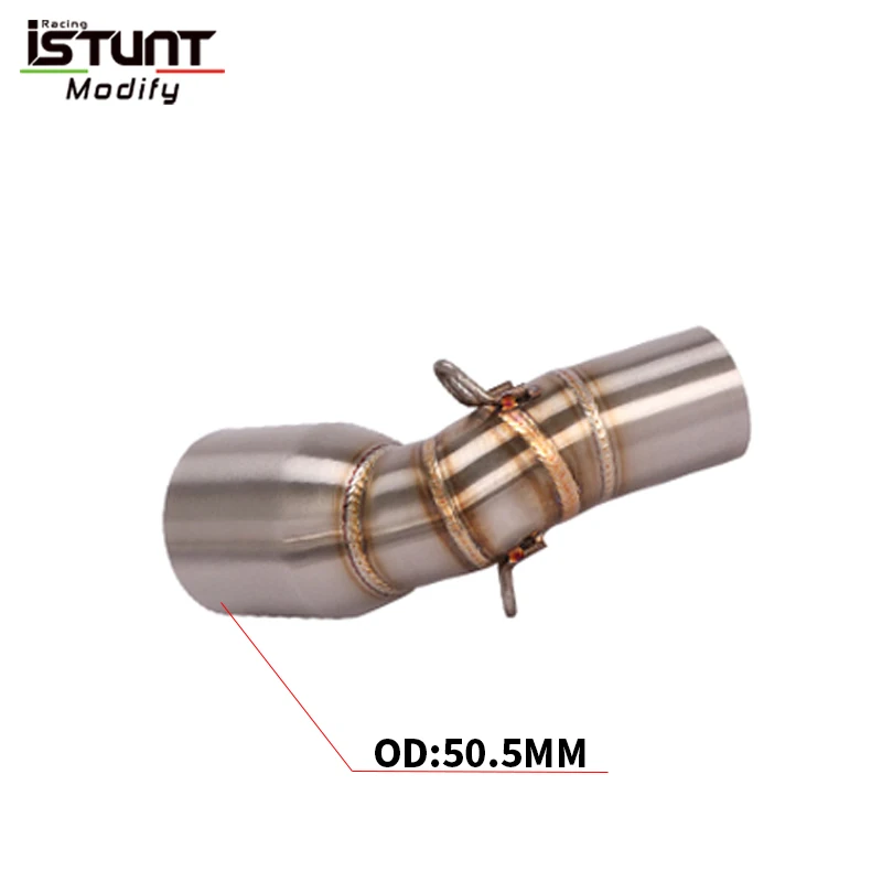 Slip On For CF Moto 400GT 650GT Motorcycle Exhaust Pipe Muffler Silencer Baffle Escape Moto Connect Link Tube Middle Mid Pipe - Image 2
