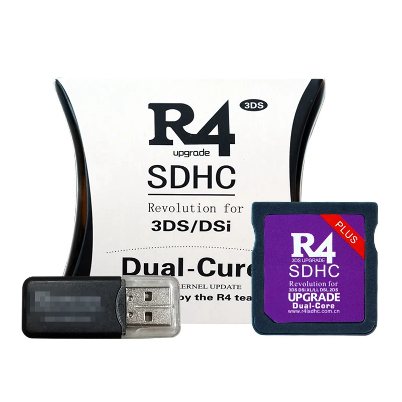 NEW 2024 R4 Card Adapter + 64G/32G/16G/8G TF Card