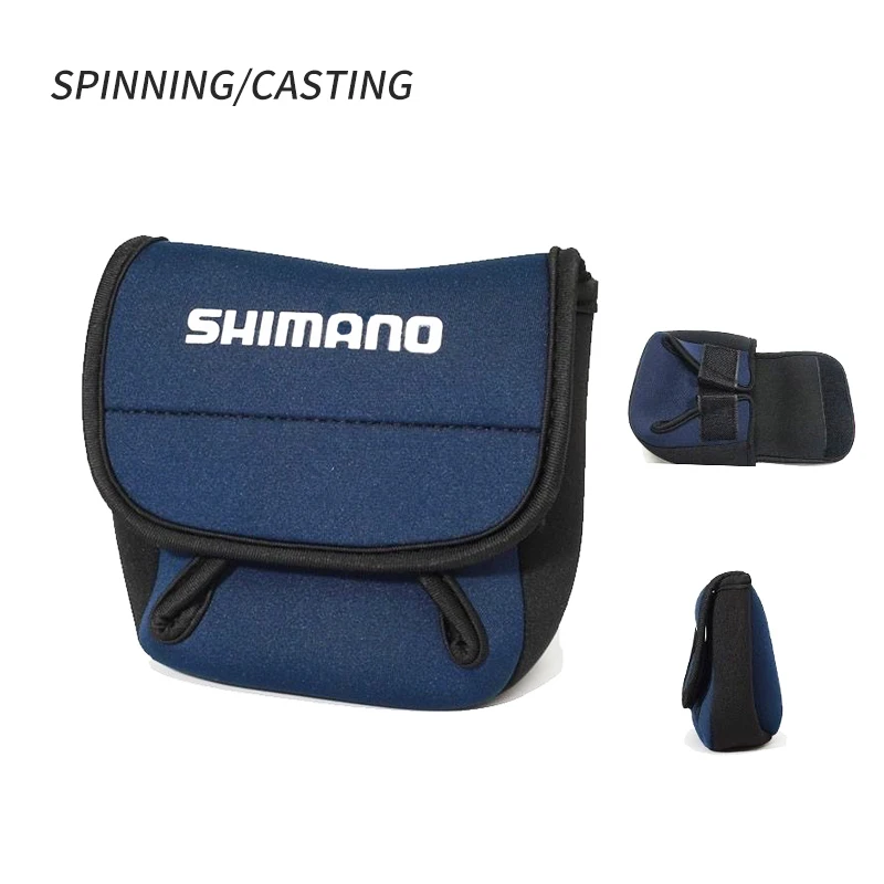 Original SHIMNO Fishing Reel Bag For Spinning Casting Reels Protective Cover  Pouch Fishing Reel Protective Case S/M/L/XL Japan