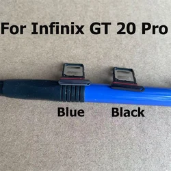 Premium Sim Card Tray Holder for Infinix GT 20 Pro - Replacement Part for Smartphones (Blue)