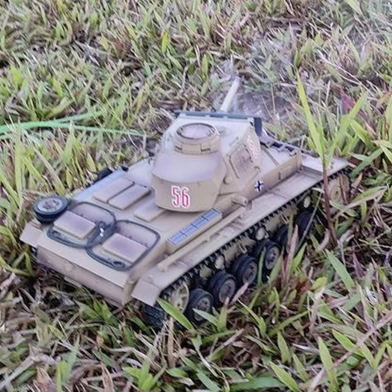 Henglong 1/16 3848-1 German Iii L-Shaped Remote-Controlled Tracked Climbing Off-Road Tank Military Simulation Model Toy Boy Gift 2